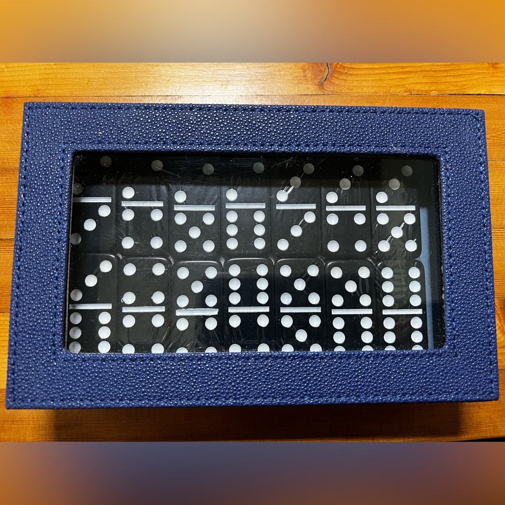 NWT Brouk and Co Luxurious ONYX domino set